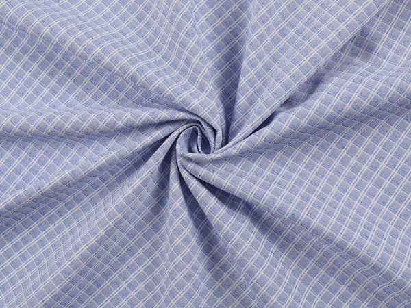 RP269#蓝格布 吸湿排汗防静电医护服面料多功能医用面料医用布料